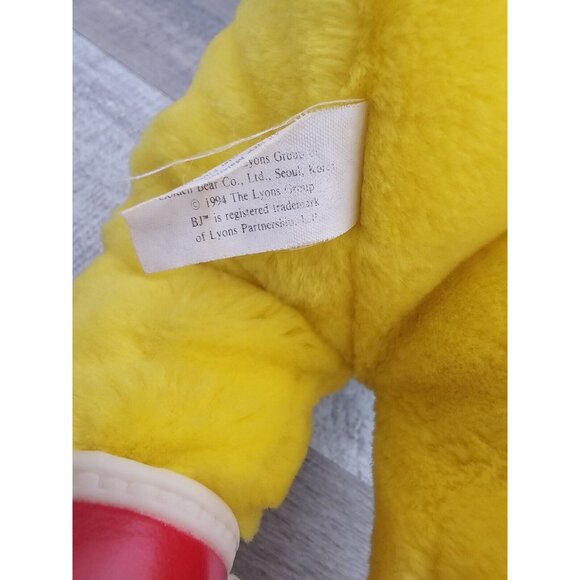 Vintage Barney Friend BJ Plush Dinosaur With Sneakers Stuffed Animal Toy - Picture 9 of 9